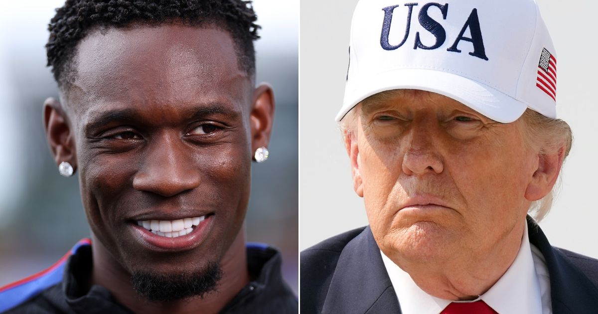 President Donald Trump reportedly went to bat for Folarin Balogun, left, of the United States Men's National soccer team.