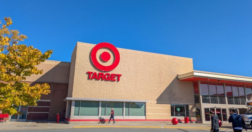 A Target store on a sunny day in Plattsburgh, New York, on Oct. 17, 2024.