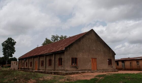 A view of the Roman Catholic church in the Nghar Village, near Jos, Nigeria, is seen on June 27, 2018, after Fulani herdsman attacked the village.