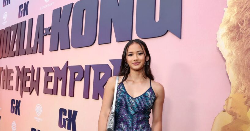 Kaylee Hottle attends Warner Bros. Premiere of