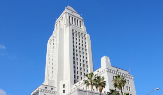 Los Angeles City Hall in Los Angeles, California.