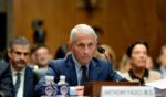 Former NIH Director Anthony Fauci listens during a hearing with the Senate Homeland Security and Governmental Affairs Committee on July 29, 2026, in Washington, D.C.