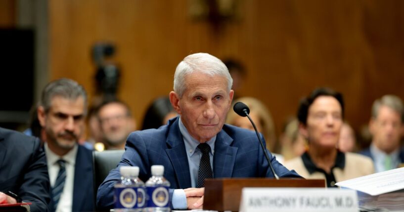 Former NIH Director Anthony Fauci listens during a hearing with the Senate Homeland Security and Governmental Affairs Committee on July 29, 2026, in Washington, D.C.