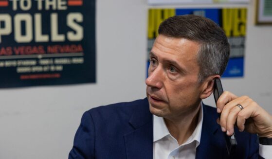 DNC Chair Ken Martin phone banks for Prop 50 at Women's March Foundation Office on Thursday, Oct. 23, 2025, in Los Angeles, California.