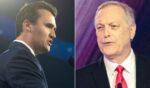 Shortly before his death, conservative Christian influencer Charlie Kirk, left, endorsed Andy Biggs, right, for Arizona governor.