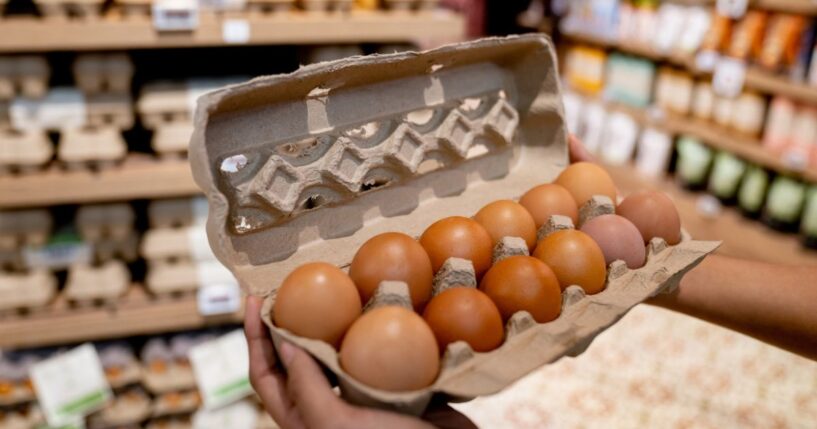 The eggs originated in Texas and were distributed to several southern states.