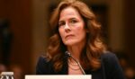 Supreme Court Justice Amy Coney Barrett speaks to the Senate Appropriations Subcommittee on Financial Services on July 14, 2026.