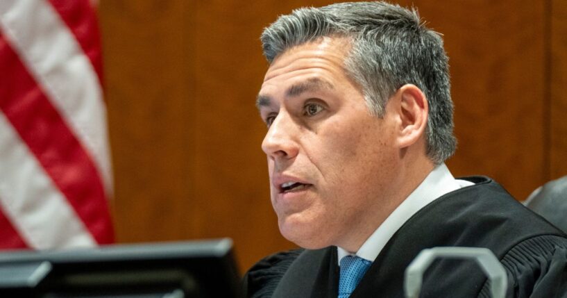 Fourth District Court Judge Tony Graf, seen in a Dec. 11 photo, visibly reacted Tuesday to the playback of a video showing the fatal shooting of conservative icon Charlie Kirk.