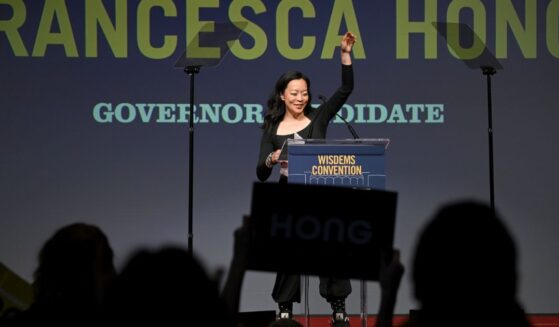Wisconsin Gubernatorial candidate Francesca Hong speaks on stage at the Wisconsin Democrats 2026 Convention on June 14, 2026 in Madison, Wisconsin.