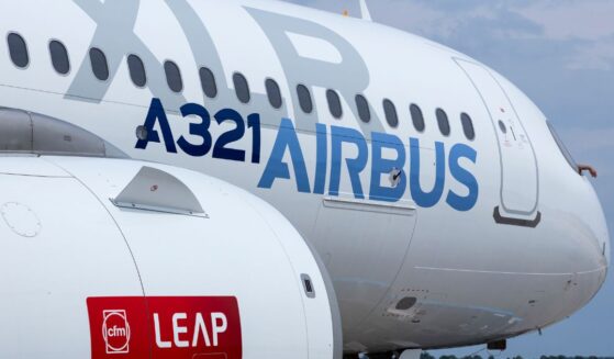 An Airbus A321 XLR aircraft sits at an airport in Berlin, Germany on June 7, 2024.