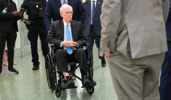 Sen. Mitch McConnell, a Kentucky Republican, seen on Capitol Hill in a file photo from May 12, is reportedly recovering from a cardiac episode.