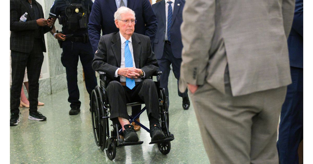 Sen. Mitch McConnell, a Kentucky Republican, seen on Capitol Hill in a file photo from May 12, is reportedly recovering from a cardiac episode.