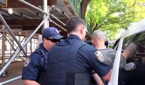The suspect was taken into custody by New York City police officers after he barricaded himself in an apartment.