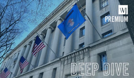 The Department of Justice building in Washington, D.C.