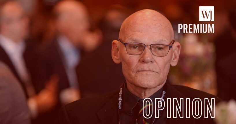 James Carville attends The New York Times DealBook Summit 2025 at Jazz at Lincoln Center on Dec. 3, 2025, in New York City.