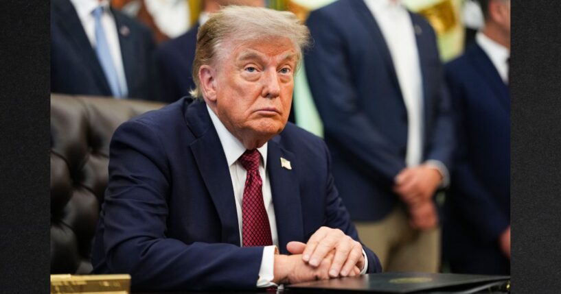 President Donald Trump indicated he does not plan to challenge former President Joe Biden's pardon of Dr. Anthony Fauci.
