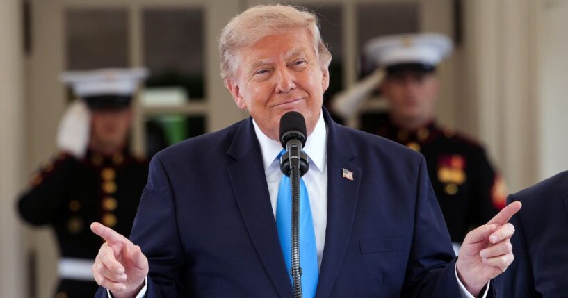 Presidend Donald Trump said an agreement has been reached for the 