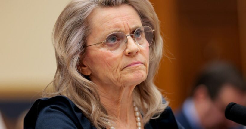 Member of the Finnish parliament Päivi Räsänen speaks to members of the United States Congress in Washington, D.C. on February 4, 2026.