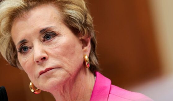 Secretary of Education Linda McMahon is pictured testifying to the House Committee on Education and Workforce in Washington, D.C. on May 14, 2026.