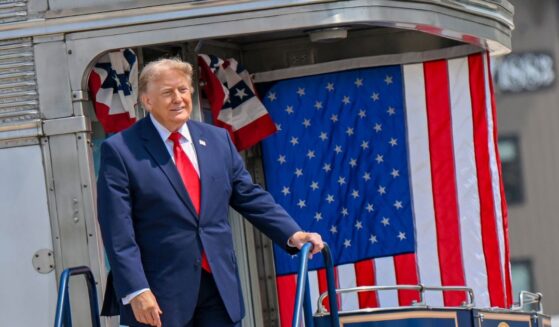 President Donald Trump visits the Theodore Roosevelt Presidential Library on July 1, 2026, in Medora, North Dakota.