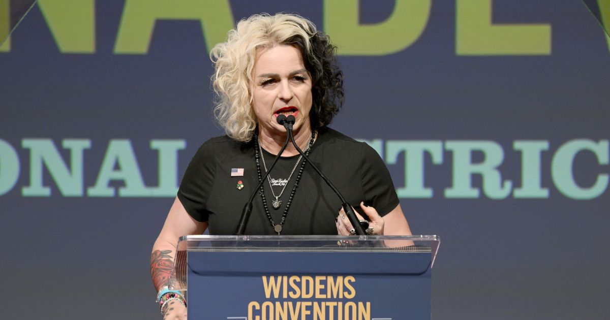 8th Congressional District Candidate Katrina DeVille speaks on stage during Wisconsin Democrats 2026 Convention on June 14, 2026, in Madison, Wisconsin.