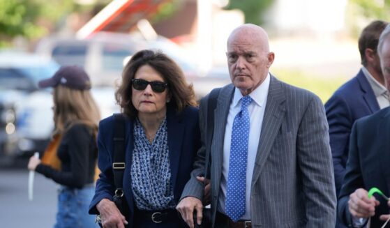 Charlie Kirk's parents, Robert Kirk and Kathryn Kirk, arrive at the courthouse for a weeklong preliminary hearing for Tyler Robinson, the man accused of killing Charlie Kirk, on July 6, 2026, in Provo, Utah.