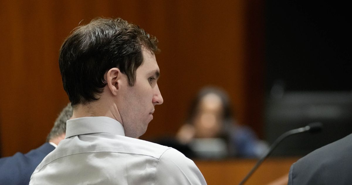 Tyler Robinson, accused in the fatal shooting of Charlie Kirk, appears during a hearing in 4th District Court on June 12, 2026, in Provo, Utah.