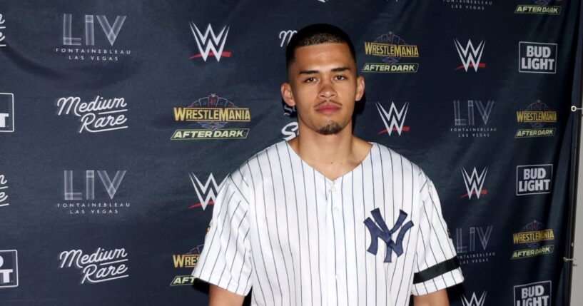 Sneako attends WrestleMania After Dark Las Vegas Hall Of Fame event featuring Metro Boomin at LIV Nightclub at Fontainebleau Las Vegas on April 19, 2025, in Las Vegas, Nevada.