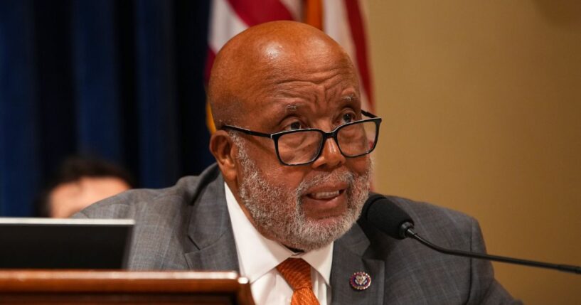 Rep. Bennie Thompson delivers an opening statement during a House Homeland Security Committee hearing on Capitol Hill on March 25, 2026, in Washington, D.C.