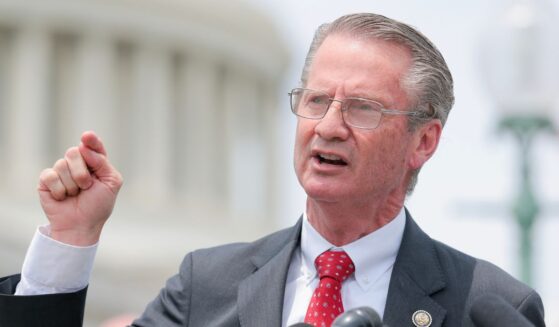 Rep. Tim Burchett speaks during a news conference on "Unidentified Anomalous Phenomena" outside of the U.S. Capitol Building on June 9, 2026, in Washington, D.C.