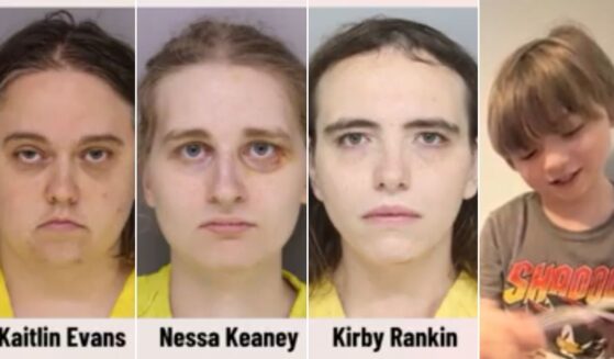 The three suspects included the boy's mother, Kaitlin Evans, left, and two others described in some reports as transgender individuals.