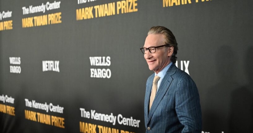 Bill Maher arrives for the 27th Mark Twain Prize for American Humor Gala at the Kennedy Center in Washington, D.C., on June 28, 2026.