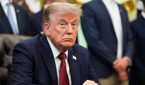 President Donald Trump makes an announcement on American nuclear innovation in the Oval Office at the White House on July 24, 2026, in Washington, D.C.
