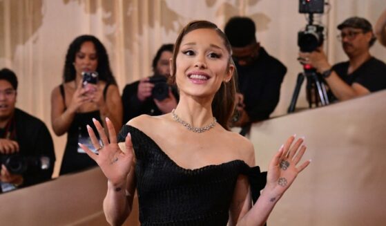 American singer-songwriter Ariana Grande attends the 83rd annual Golden Globe Awards at the Beverly Hilton hotel in Beverly Hills, California, on Jan. 11, 2026.
