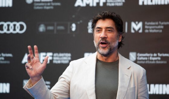 Spanish actor Javier Bardem waves during the closing gala of the 16th edition of the Atlantida Mallorca Film Festival in Palma de Mallorca, Spain, on Aug. 2, 2026.