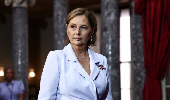 Sen. Darline Graham Nordone participates in a ceremonial swearing-in in the Old Senate Chamber at the U.S. Capitol on July 14, 2026, in Washington, D.C.
