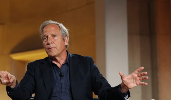 Mike Rowe, the founder of the mikeroweWORKS Foundation, speaks during a panel at the BlackRock Infrastructure Summit on March 11, 2026, in Washington, D.C.
