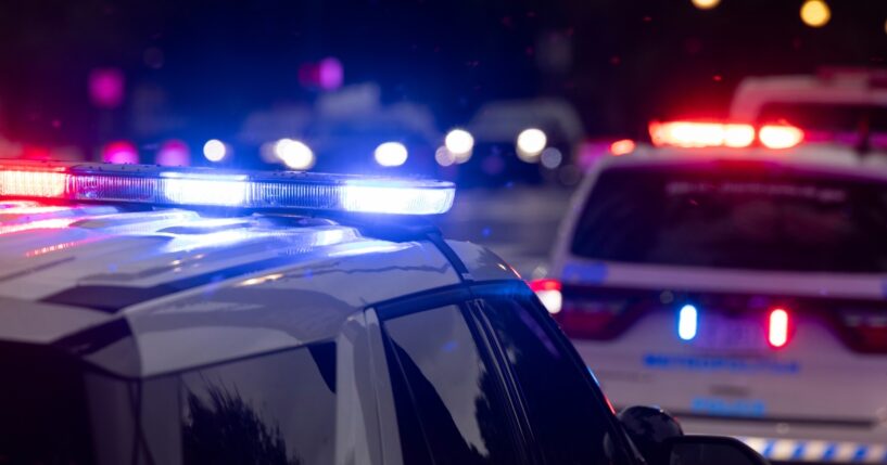 A police unit responds to the scene of an emergency in Washington, D.C., on June 8, 2025.