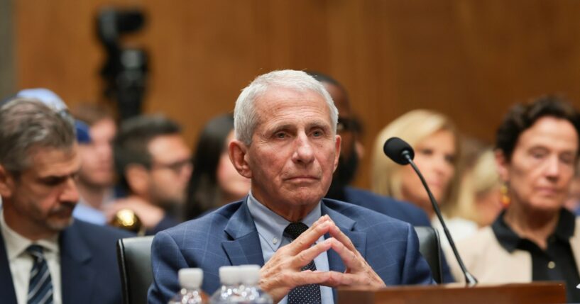 Former NIH Director Anthony Fauci listens during a hearing with the Senate Homeland Security and Governmental Affairs Committee on July 29, 2026, in Washington, D.C.