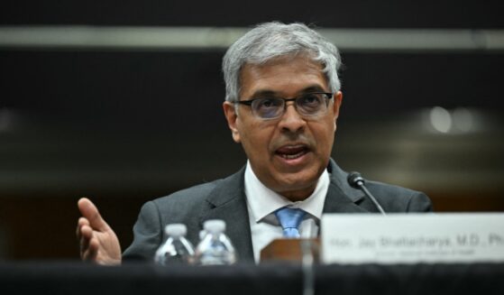 National Institutes of Health Director Jay Bhattacharya speaks during a Senate Appropriations Subcommittee on Labor, Health and Human Services, Education and Related Agencies hearing on fiscal year 2027 budget for the National Institutes of Health on Capitol Hill in Washington, D.C., on May 21, 2026.