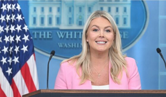White House Press Secretary Karoline Leavitt speaks during a press briefing in the Brady Briefing Room of the White House in Washington, D.C., on July 16, 2026.