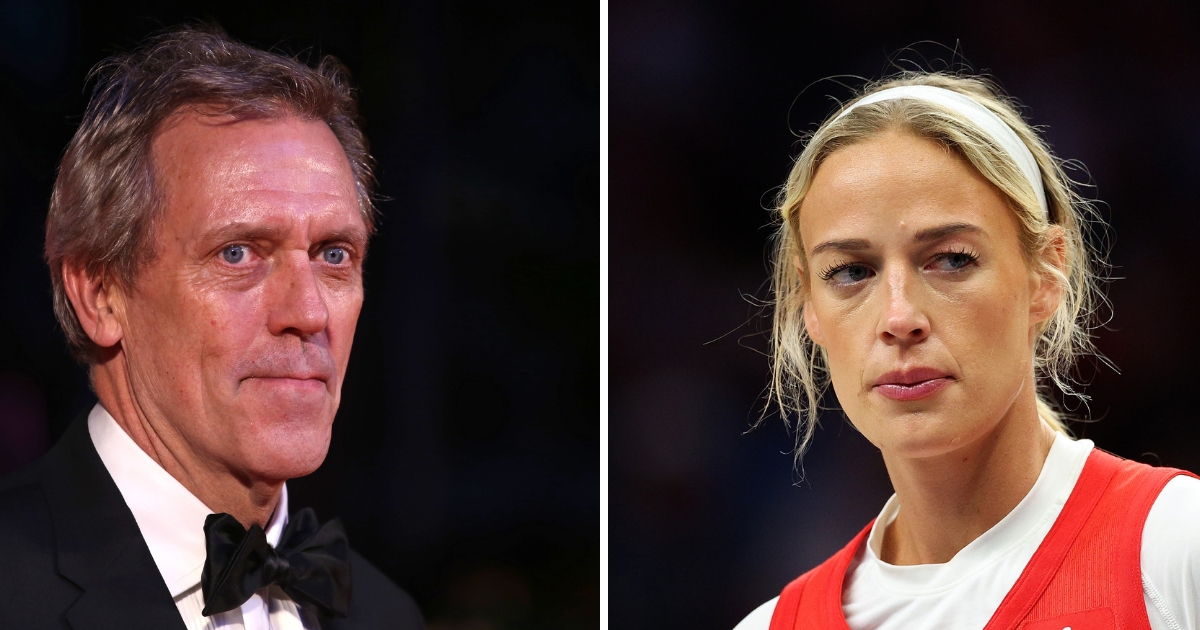 Hugh Laurie defended Indiana Fever player Sophie Cunningham's stand for women's sports.