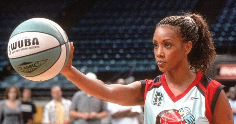 Vivica A. Fox (as Michelle) acts in a scene in 