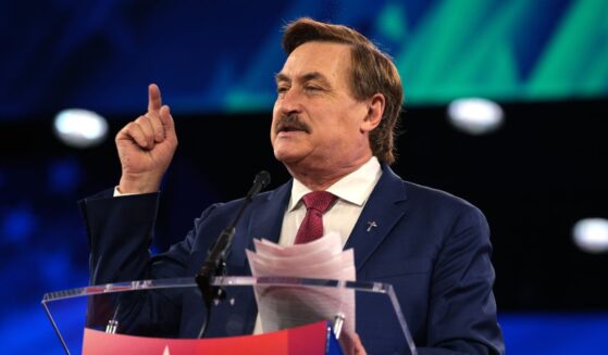 MyPillow CEO Mike Lindell speaks at the Conservative Political Action Conference at the Gaylord National Resort Hotel And Convention Center on Feb. 21, 2025, in Oxon Hill, Maryland.