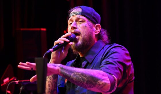 Jelly Roll performs onstage during SiriusXM The Highway's Music Row Happy Hour: CMA Fest Edition at Chief's on Broadway on June 4, 2026, in Nashville, Tennessee.