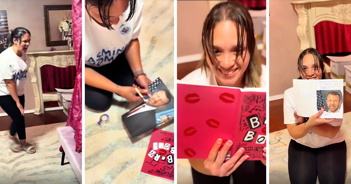 N’Kiyla Jasmine Thomas, a Senate candidate in Oklahoma, posted a video on Sept. 16, 2025, of her cutting up a picture of Department of Homeland Security Secretary Markwayne Mullin.