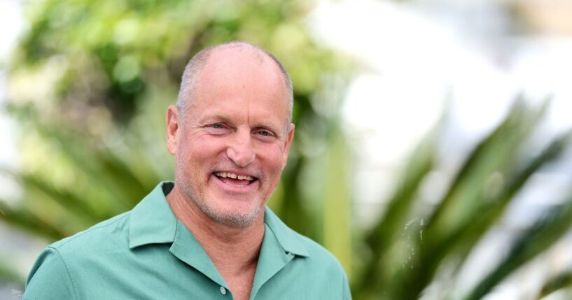 Woody Harrelson poses during the "Full Phil" photocall at the 79th annual Cannes Film Festival at Palais des Festivals on May 16, 2026, in Cannes, France.