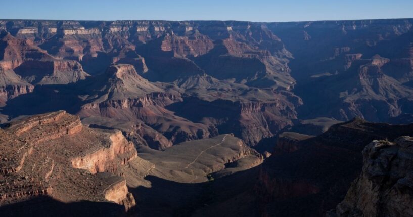 The Grand Canyon National Park is seen during the government shutdown on Oct. 8, 2025, in Grand Canyon, Arizona.