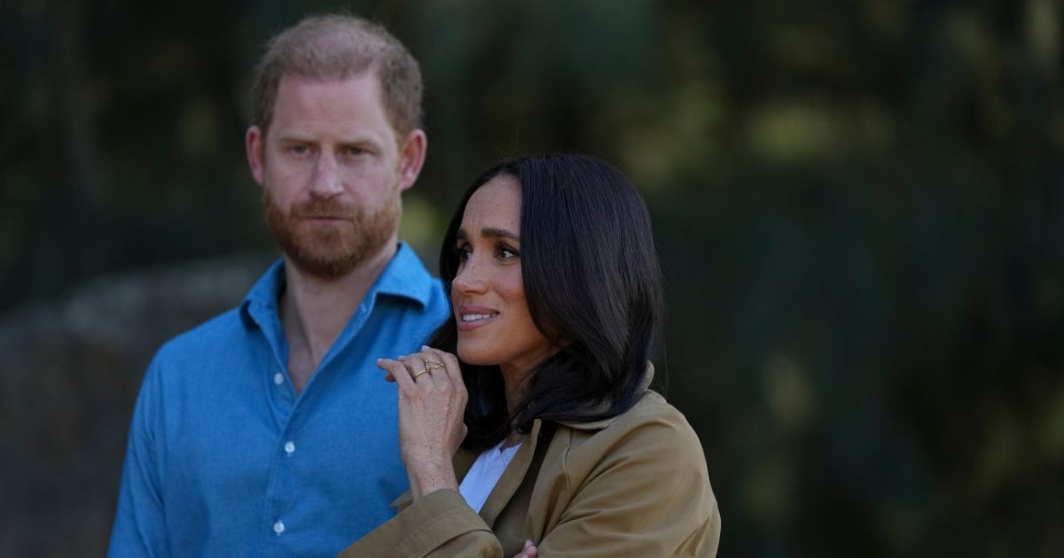 Prince Harry, Duke of Sussex, and Meghan, Duchess of Sussex during a Scar Tree Walk on April 16, 2026, in Melbourne, Australia.