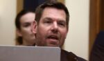 Then-Rep. Eric Swalwell, a California Democrat who resigned in disgrace and dropped out of the race for California governor after a sex scandal, is pictured at a Feb. 11 House Judiciary Committee meeting in Washington, D.C.